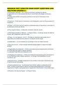 MISSOURI POST UPDATED EXAM SCRIPT QUESTIONS AND SOLUTIONS GRADED A&plus;