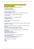 INSR 310 FINAL EXAM ACTUAL QUESTIONS AND SOLUTIONS GRADED A&plus;