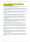 PSYC 331 CORE EXAM TEST 2026 QUESTIONS AND SOLUTIONS GRADED A&plus;