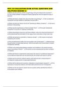 PSYC 331 EVALUATION EXAM ACTUAL QUESTIONS AND SOLUTIONS GRADED A&plus;