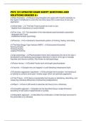 PSYC 331 UPDATED EXAM SCRIPT QUESTIONS AND SOLUTIONS GRADED A&plus;