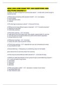 ANSC 2050 CORE EXAM TEST 2026 QUESTIONS AND SOLUTIONS GRADED A&plus;