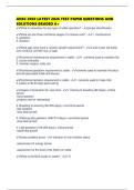 ANSC 2050 LATEST 2026 TEST PAPER QUESTIONS AND SOLUTIONS GRADED A&plus;