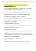 ANSC 2050 LATEST 2026 EXAM QUESTIONS AND SOLUTIONS GRADED A&plus;