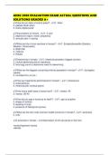 ANSC 2050 EVALUATION EXAM ACTUAL QUESTIONS AND SOLUTIONS GRADED A&plus;