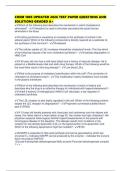 CHEM 1005 UPDATED 2026 TEST PAPER QUESTIONS AND SOLUTIONS GRADED A&plus;