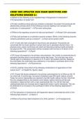 CHEM 1005 UPDATED 2026 EXAM QUESTIONS AND SOLUTIONS GRADED A&plus;