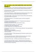 MFT NATIONAL 2026 EXAM QUESTIONS AND SOLUTIONS GRADED A&plus;