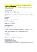 RCP 160 LATEST 2026 CORE EXAM TEST QUESTIONS AND SOLUTIONS GRADED A&plus;