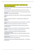 RCP 160 UPDATED EXAM SCRIPT QUESTIONS AND SOLUTIONS GRADED A&plus;