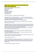 NRSG 2350 LATEST 2026 EXAM QUESTIONS AND SOLUTIONS GRADED A&plus;