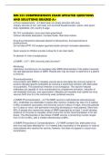 MN 553 COMPREHENSIVE EXAM UPDATED QUESTIONS AND SOLUTIONS GRADED A&plus;