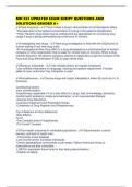 MN 553 UPDATED EXAM SCRIPT QUESTIONS AND SOLUTIONS GRADED A&plus;