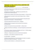THEOLOGY 9A FINAL EXAM ACTUAL QUESTIONS AND SOLUTIONS GRADED A&plus;