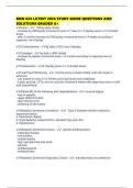 MSN 624 LATEST 2026 EXAM QUESTIONS AND SOLUTIONS GRADED A&plus;