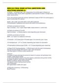 MSN 624 FINAL EXAM ACTUAL QUESTIONS AND SOLUTIONS GRADED A&plus;