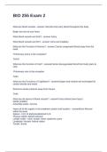 BIO 255 Exam 2 Questions and Answers