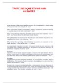 TPATC 2023 QUESTIONS AND ANSWERS