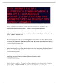 S-130 - MODULE 9 &lpar;2 OF 2&period; SUPPRESSION&comma; COMMUNICATION&comma; & MOP-UP&rpar; & 10 &lpar;HAZARDOUS MATERIAL&rpar; EXAM QUESTIONS AND ANSWERS RATED A&plus; 2026&sol;2027 100&percnt; CORRECT ANSWERS