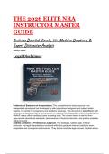 NRA Instructor Master Guide 2026&sol;2027 &vert; Elite Prep&colon; Mechanics&comma; Ballistics & Liability &vert; 55&plus; Expert Questions & Visuals