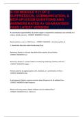 S-130 MODULE 9 &lpar;1 OF 2&period; SUPPRESSION&comma; COMMUNICATION&comma; & MOP-UP&rpar; EXAM QUESTIONS AND ANSWERS RATED A&plus; GUARANTEED PASS LATEST VERSION