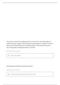BIOLOGY 1442 FINAL EXAM REVIEW QUESTIONS WITH CORRECT ANSWERS