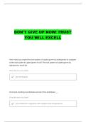 BIOLOGY 1442 FINAL EXAM REVIEW QUESTIONS WITH CORRECT ANSWERS