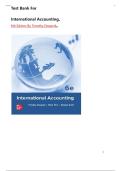 Test Bank for International Accounting&comma; 6th Edition by Timothy Doupnik&comma; All Chapters &vert;&vert;Complete A&plus; Guide