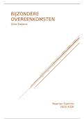 samenvatting bijzondere overeenkomsten 