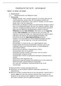 samenvatting en examenvragen &lpar;zonder hoofdstuk 1&rpar; - inleiding tot het recht 