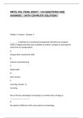 MKTG 445&colon; FINAL EXAM &vert; 154 QUESTIONS AND ANSWERS &vert; WITH COMPLETE SOLUTION&excl;&excl;