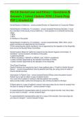 PSI CA Dental Law and Ethics &ndash; Questions &  Answers &vert; Latest Update 2026 &vert; Exam Prep  PDF &vert; Graded A&plus;