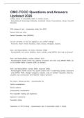 CMC-TCCC Questions and Answers Updated 2026