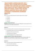 Texas Barber License Exam 2026&ndash;2027 &vert; Official TDLR & PSI Written State Board Licensing Test Questions and Correct Answers &vert; Real Exam-Style Prep Covering Sanitation&comma; Infection Control&comma; Haircutting&comma; Shaving&comma; Chemical Services&comma; Texas Laws&comma; Safety Standards