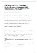 CMC Practice Exam Questions Review & Answers Updated 2026