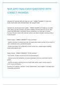 NUR 2090 FINAL EXAM QUESTIONS WITH CORRECT ANSWERS&period;