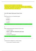 TEXAS CDL HAZARDOUS MATERIALS ENDORSEMENT &lpar;HME&rpar; EXAM QUESTIONS AND CORRECT ANSWERS &lpar;VERIFIED ANSWERS&rpar; LATEST UPDATE 2026&sol;2027 &vert; GUARANTEED PASS &vert; GRADED A&plus;&excl;&excl;