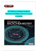 Test Bank for Lehninger Principles of Biochemistry 8th Edition By Nelson & Cox&comma; All 1-28 Chapters Covered &comma;Latest Edition