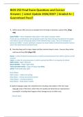 BIOS 252 Final Exam Questions and Correct Answers &vert; Latest Update 2026&sol;2027 &vert; Graded A&plus; &vert; Guaranteed Pass&comma; BIOS 252 FINAL EXAM ESSAY QUESTIONS AND ANSWERS & BIOS 252 EXAM QUESTIONS AND ANSWERS &vert; LATEST UPDATE 2026&sol;2027 &vert; GRADED A&plus; &vert; GUARANTEED PASS&excl;&excl;