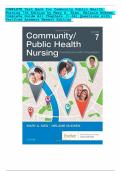 Test Bank for Community Public Health Nursing 7th Edition by Mary A&period; Nies&comma; Melanie McEwen Complete Guide All Chapters &lpar;1-34&rpar; Questions with Verified Answers Newest Edition&period;