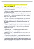 CITP EVALUATION EXAM ACTUAL QUESTIONS AND SOLUTIONS GRADED A&plus;