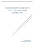 CCI CNOR Exam Prep Questions & Answers &ndash; Graded A&plus; Study Guide