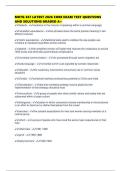 MKTG 367 LATEST 2026 CORE EXAM TEST QUESTIONS AND SOLUTIONS GRADED A&plus;