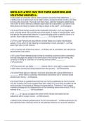 MKTG 367 LATEST 2026 TEST PAPER QUESTIONS AND SOLUTIONS GRADED A&plus;