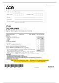2025 AQA GCSE GEOGRAPHY Paper 2 Challenges in the Human Environment   Question Paper & Mark Scheme &lpar;Merged&rpar; June 2025 &lbrack;VERIFIED&rsqb;