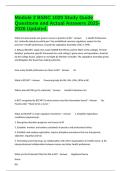 Module 2 BSNC 1020 Study Guide Questions and Actual Answers 2025-2026 Updated&period;