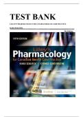 TEST BANK Nursing Practice in Canada and Drug Therapy Lilley&colon; Pharmacology for Canadian Health Care Practice&comma; 5th Canadian Edition