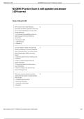 NCOEMS Practice Exam 1 with question and answer  100&percnt;correct