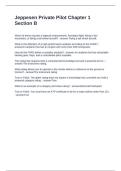 Jeppesen Private Pilot Chapter 1 Section B&period; Questions and Answers