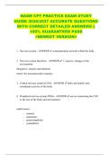 NASM CPT PRACTICE EXAM STUDY  GUIDE 2026&sol;2027 ACCURATE QUESTIONS  WITH CORRECT DETAILED ANSWERS &vert;&vert;  100&percnt; GUARANTEED PASS  <NEWEST VERSION> 
